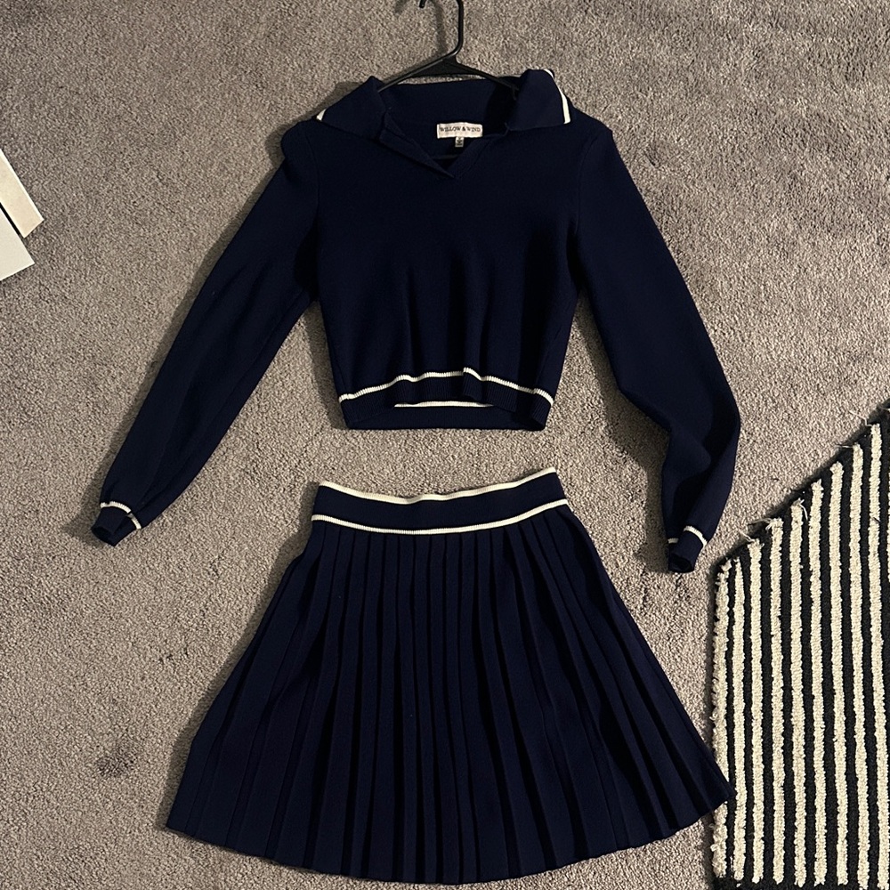 Willow and wind skirt set